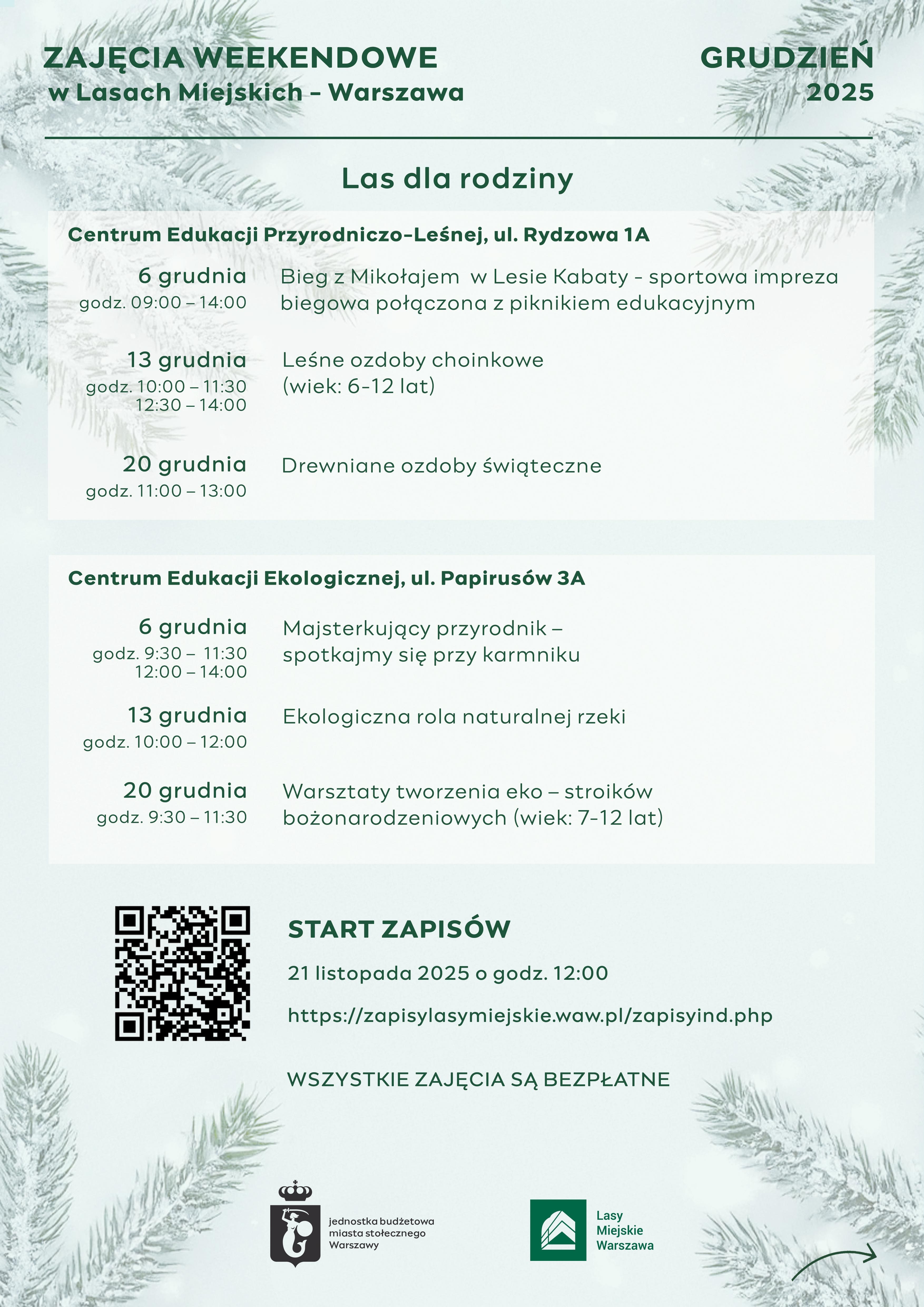 Plakat grudzien 2025